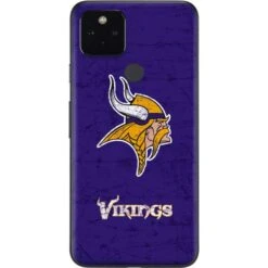NFL Minnesota Vikings Distressed Google Pixel 5a Skin