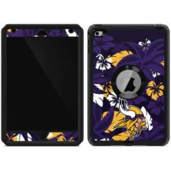NFL Minnesota Vikings Tropical Print Otterbox Defender IPad Skin