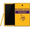 NFL Minnesota Vikings Yellow Performance Series Samsung Galaxy Tab Skin
