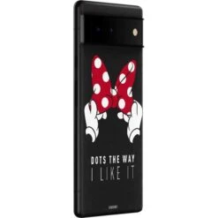 Disney Minnie Mouse Dots The Way Google Pixel 6 Skin -Skinit Store minnie mouse dots the way google pixel 6 skin 1639094104 SKNDSMINI19GPIXL6 PR 02