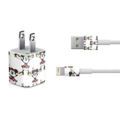 Disney Minnie Mouse Pattern Formation IPhone Charger (5W USB) Skin
