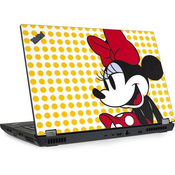 Disney Minnie Mouse Profile Yellow Dots Lenovo ThinkPad Skin 3 Disney Minnie Mouse Profile Yellow Dots Lenovo ThinkPad Skin
