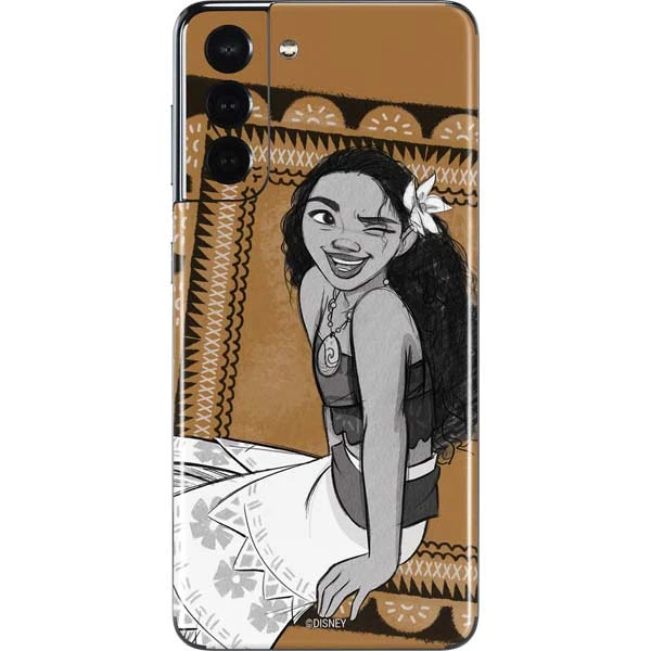 Disney Moana Winking Art Galaxy S21 5G Skin 3 Disney Moana Winking Art Galaxy S21 5G Skin