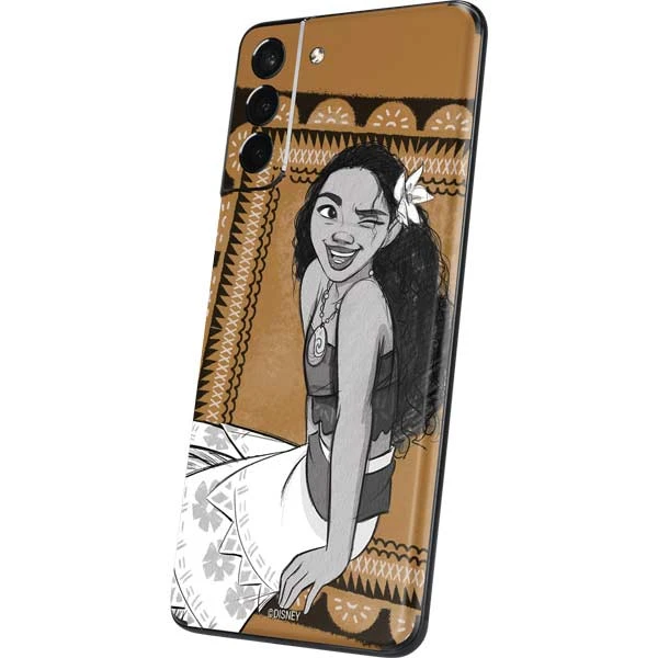 Disney Moana Winking Art Galaxy S21 5G Skin 4 Disney Moana Winking Art Galaxy S21 5G Skin - Image 2