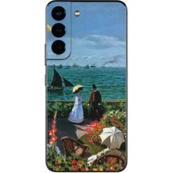 Claude Monet The Terrace At Sainte-Adresse Galaxy S22 Skin