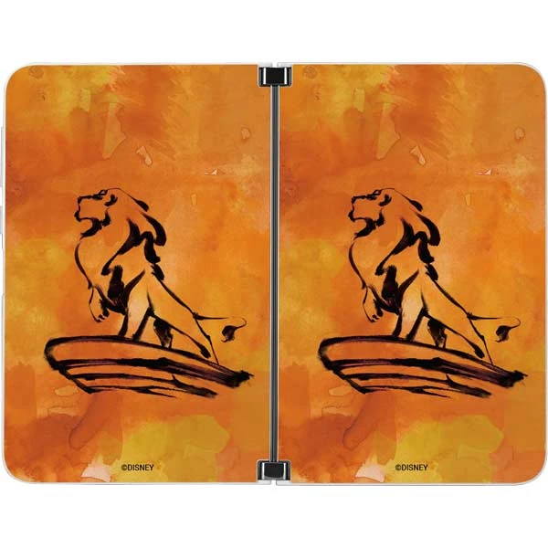 Disney The Lion King Mufasa Water Color Art Surface Duo Skin 4 Disney The Lion King Mufasa Water Color Art Surface Duo Skin - Image 2