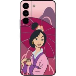 Disney Mulan With Umbrella Galaxy S22 Skin