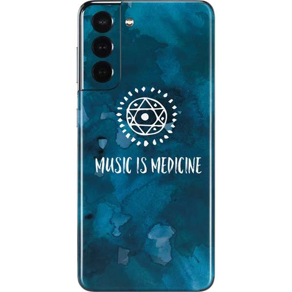 Music Is Medicine Galaxy S21 5G Skin 3 Music Is Medicine Galaxy S21 5G Skin