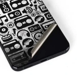 Music Pattern Galaxy S22 Skin -Skinit Store music pattern galaxy s22 skin 1646266137 SKNMUSICX04GLXY22 PR 04
