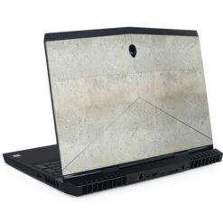 Natural White Concrete Dell Alienware Skin