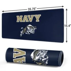 United States Naval Academy Navy Logo Gaming Mouse Pad -Skinit Store navy logo extra large gaming mouse pad 1711381596 MSPUSNAVL01GAMGXL PR 02