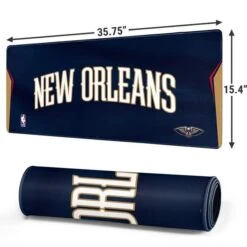 NBA New Orleans Pelicans Jersey Gaming Mouse Pad -Skinit Store nba new orleans pelicans jersey extra large gaming mouse pad 1750961555 MSPNBAJRS19GAMGXL PR 02