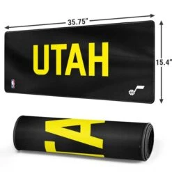 NBA Utah Jazz Jersey Gaming Mouse Pad -Skinit Store nba utah jazz jersey extra large gaming mouse pad 1750957503 MSPNBAJRS29GAMGXL PR 02