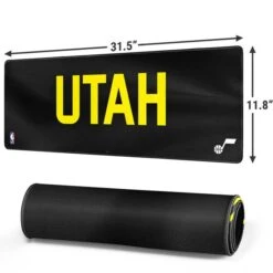 NBA Utah Jazz Jersey Gaming Mouse Pad -Skinit Store nba utah jazz jersey large gaming mouse pad 1750957503 MSPNBAJRS29GAMGLG PR 02