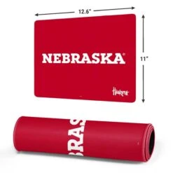 University Of Nebraska Red Gaming Mouse Pad