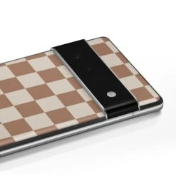 Neutral Checkered Google Pixel 6 Pro Skin -Skinit Store neutral checkered google pixel 6 pro skin 1645726239 SKNNEWCHK01GPXL6P PR 03