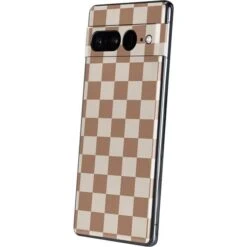 Neutral Checkered Google Pixel 7 Pro Skin -Skinit Store neutral checkered google pixel 7 pro skin 1666401060 SKNNEWCHK01GPXL7P PR 02