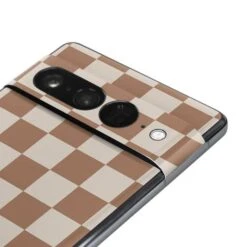 Neutral Checkered Google Pixel 7 Pro Skin -Skinit Store neutral checkered google pixel 7 pro skin 1666401060 SKNNEWCHK01GPXL7P PR 03