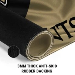 NFL New Orleans Saints Gaming Mouse Pad -Skinit Store new orleans saints extra large gaming mouse pad 1655246155 MSPNFLNOR02GAMGXL PR 04