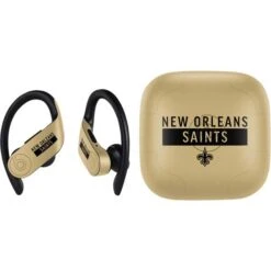 NFL New Orleans Saints Gold Performance Series PowerBeats Pro Skin