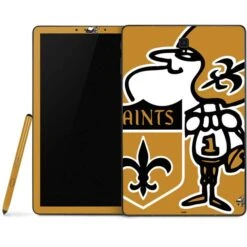 NFL New Orleans Saints Retro Logo Samsung Galaxy Tab Skin