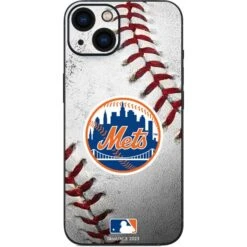 MLB New York Mets Game Ball IPhone 15 Skin -Skinit Store new york mets game ball iphone 15 skin 1692665798 SKNMLBNYM02IPHN15 PR 01