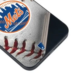 MLB New York Mets Game Ball IPhone 15 Skin -Skinit Store new york mets game ball iphone 15 skin 1694705035 SKNMLBNYM02IPHN15 PR 03