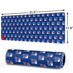 NHL New York Rangers Pattern -Skinit Store new york rangers pattern large gaming mouse pad 1668022646 MSPPATNHL26GAMGLG PR 02