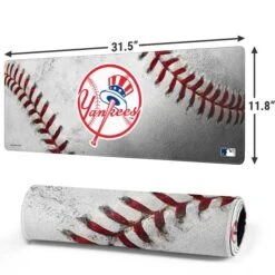 MLB New York Yankees Game Ball Gaming Mouse Pad -Skinit Store new york yankees game ball large gaming mouse pad 1678312952 MSPMLBNYY02GAMGLG PR 02