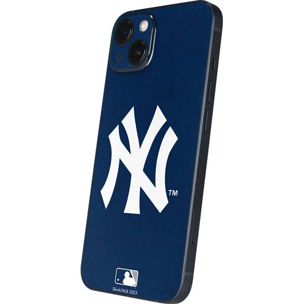 MLB New York Yankees - Solid Distressed IPhone 14 Plus Skin 4 MLB New York Yankees - Solid Distressed IPhone 14 Plus Skin - Image 2