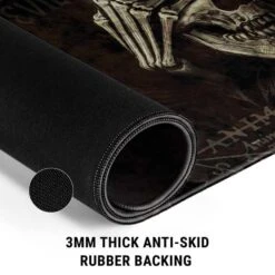 Alchemy Carta No Evil Gaming Mouse Pad -Skinit Store no evil extra large gaming mouse pad 1707416963 MSPALCHMY08GAMGXL PR 04