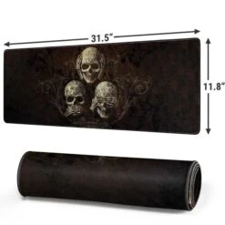 Alchemy Carta No Evil Gaming Mouse Pad -Skinit Store no evil large gaming mouse pad 1707416962 MSPALCHMY08GAMGLG PR 02