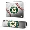 MLB Oakland Athletics Game Ball Gaming Mouse Pad -Skinit Store oakland athletics game ball small gaming mouse pad 1678396113 MSPMLBOAS02GAMGSM PR 02