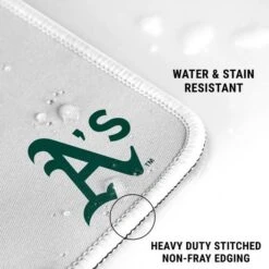 MLB Oakland Athletics Home Jersey Gaming Mouse Pad -Skinit Store oakland athletics home jersey extra large gaming mouse pad 1678437518 MSPMLBOKA01GAMGXL PR 03