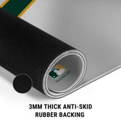 MLB Oakland Athletics Home Jersey Gaming Mouse Pad -Skinit Store oakland athletics home jersey extra large gaming mouse pad 1678437518 MSPMLBOKA01GAMGXL PR 04