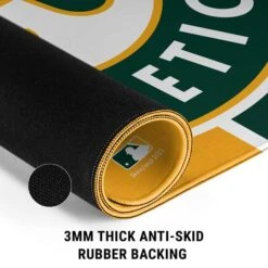 MLB Oakland Athletics Split Gaming Mouse Pad -Skinit Store oakland athletics split extra large gaming mouse pad 1678437514 MSPCVSMLB20GAMGXL PR 04