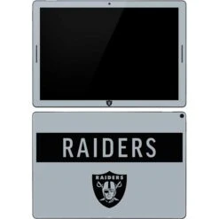 NFL Las Vegas Raiders Silver Performance Series Google Pixel Slate Skin