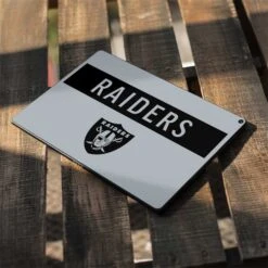 NFL Las Vegas Raiders Silver Performance Series Google Pixel Slate Skin -Skinit Store oakland raiders silver performance series google pixel slate skin 1545185559 SKNNFLWRD25GPXSLT PR 04