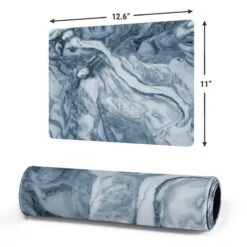 Ocean Blue Marble Gaming Mouse Pad