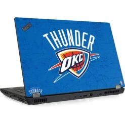 NBA Oklahoma City Thunder Primary Logo Lenovo ThinkPad Skin