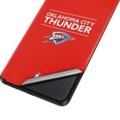NBA Oklahoma City Thunder Standard - Orange Galaxy S21 5G Skin -Skinit Store oklahoma city thunder standard orange galaxy s21 5g skin 1613625709 SKNNBATMS21GLXY21 PR 04