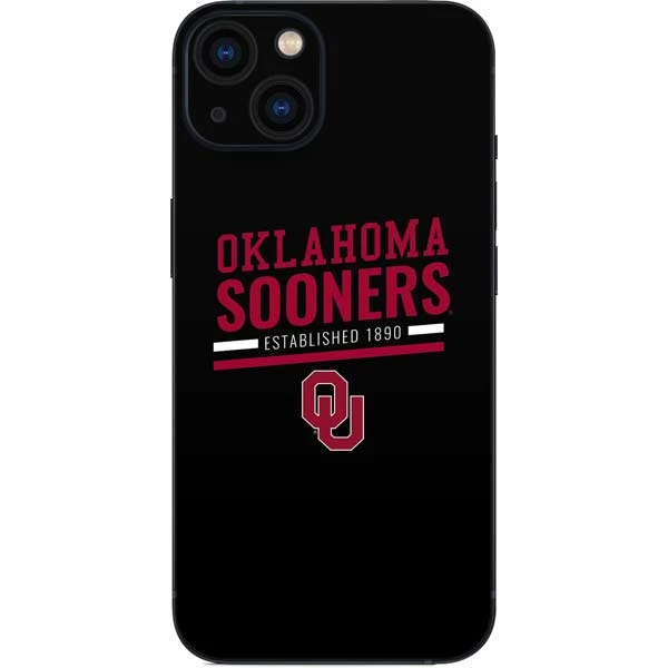 University Of Oklahoma Sooners Est 1890 IPhone 15 Skin 3 University Of Oklahoma Sooners Est 1890 IPhone 15 Skin