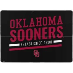 University Of Oklahoma Sooners Est 1890 Surface Pro 8 Skin