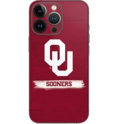 University Of Oklahoma Sooners IPhone 15 Pro Skin