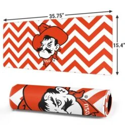 Oklahoma State University Chevron Print Gaming Mouse Pad -Skinit Store oklahoma state chevron print extra large gaming mouse pad 1711650797 MSPCLGFML37GAMGXL PR 02