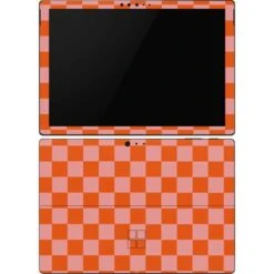 Orange Checkered Surface Pro 6 Skin