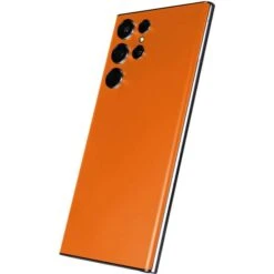 Orange Solid Galaxy S22 Ultra Skin 7 Orange Solid Galaxy S22 Ultra Skin -Skinit Store orange galaxy s22 ultra skin 1646439238 SKNSOLIDX18GLX22U PR 02