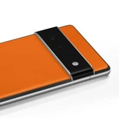 Orange Solid Google Pixel 6 Pro Skin -Skinit Store orange google pixel 6 pro skin 1645726271 SKNSOLIDX18GPXL6P PR 03