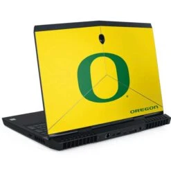 University Of Oregon Mesh Yellow Dell Alienware Skin