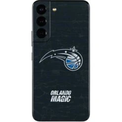 NBA Orlando Magic Black Secondary Logo Galaxy S22 Skin